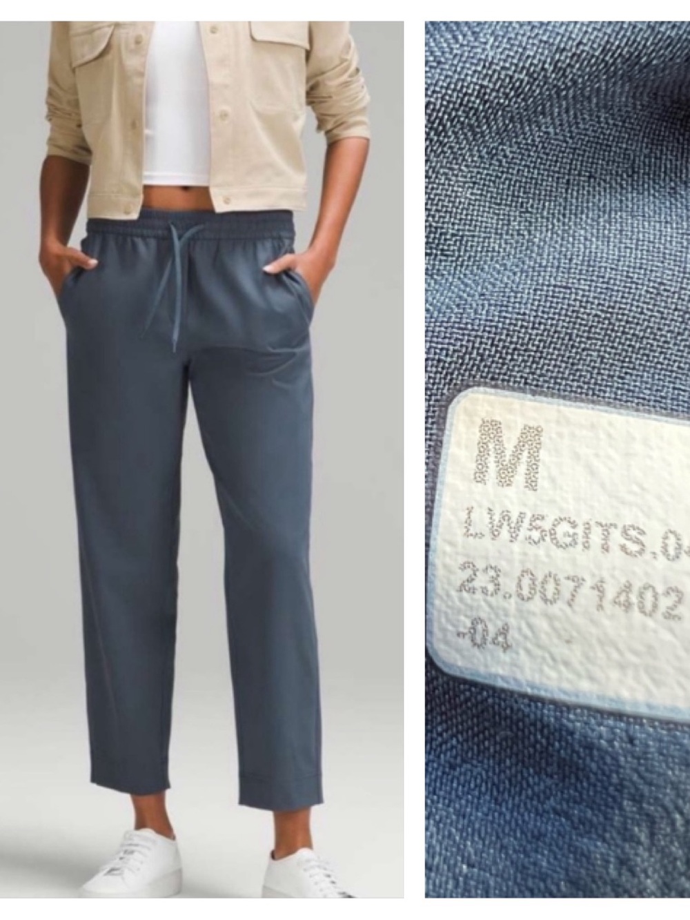 Lululemon Luxtreme Tapered Leg Mid-Rise 7/8” Pant NWOT